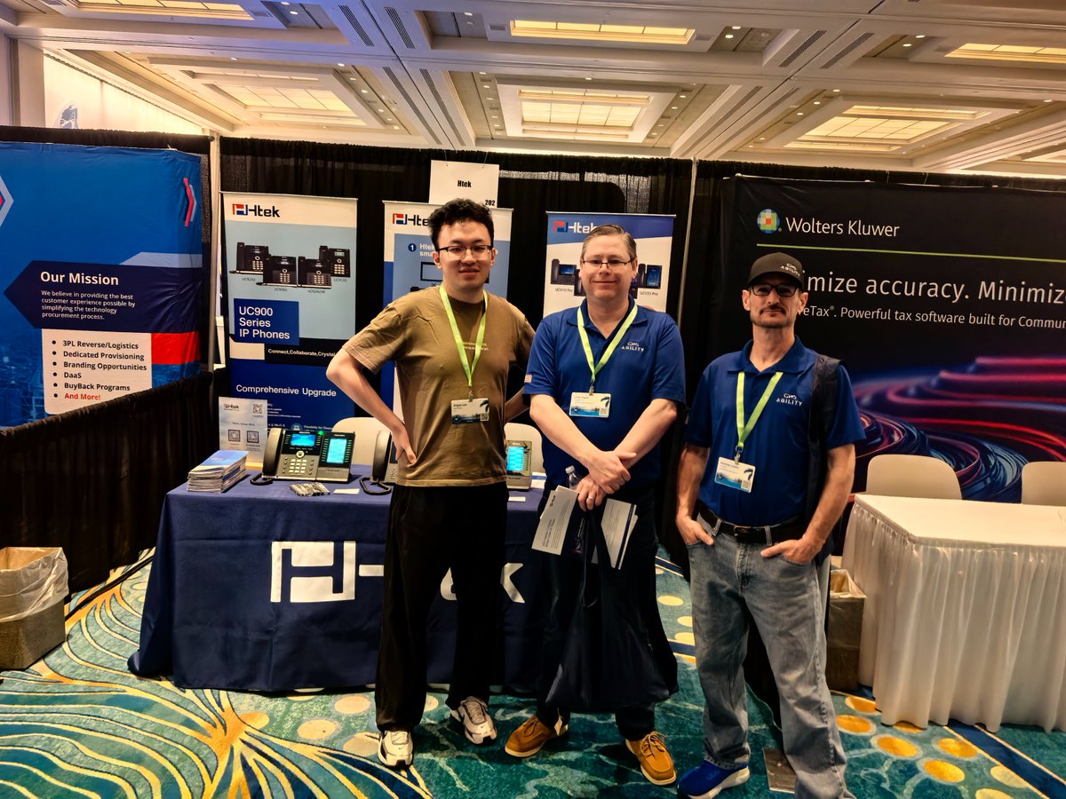 Htek2005's tweet photo. Thank you to everyone who stopped by Booth #202 at the @SkySwitchSays Partner Conference! 🙌
We enjoyed showcasing our latest IP phone solutions and connecting with industry leaders. Here are some highlights from the event! 🚀
See you, Orlando! 🌟
#SkySwitch #Vectors2025 #Htek https://t.co/SmH9mcNoJR