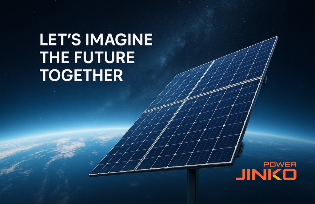 JinkoPower's tweet photo. DID YOU KNOW?  A solar panel in space can generate 40x more energy than one on Earth, no clouds, no night, just nonstop sun ☀️

Space-based solar is still far off, but here on Earth, we’re pushing PV tech to new heights every day🌍

Check our LinkedIn for more info! https://t.co/LoN5dWPhiE