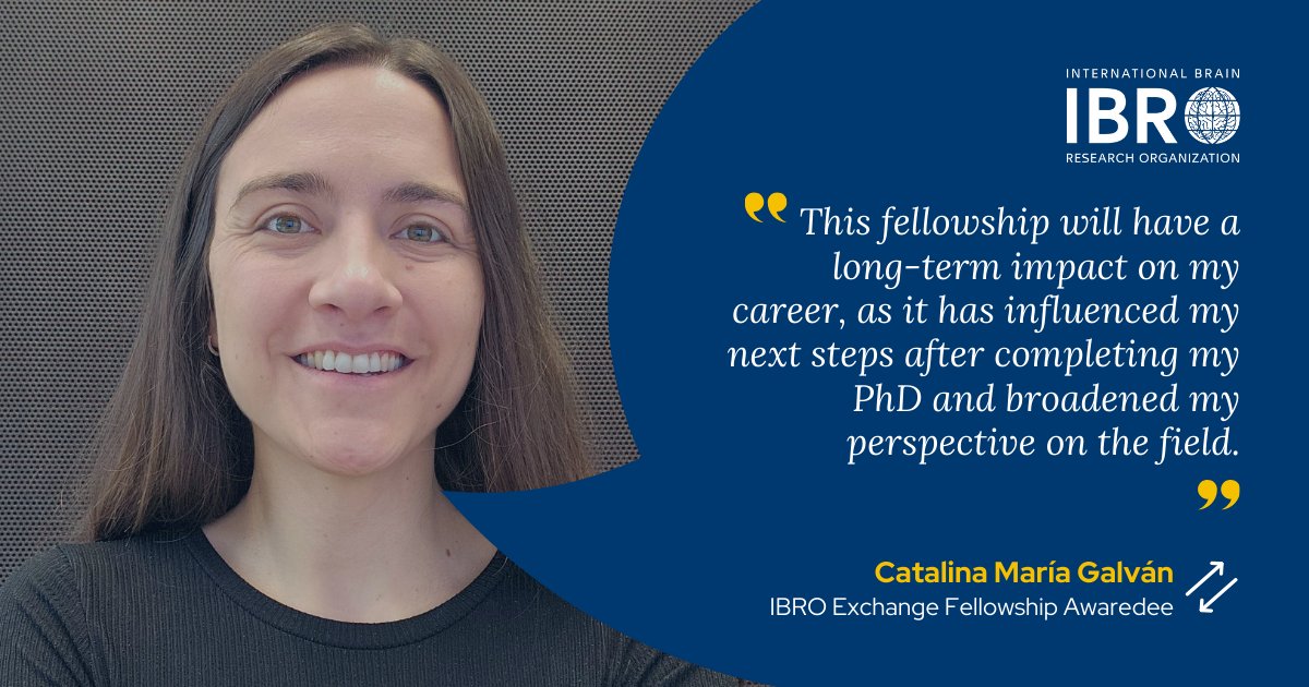 🌍 Meet <a href="/CataMaGalvan/">Catalina Galván</a>, an IBRO Exchange Fellow who took her research on Brain-Computer Interfaces (BCIs) from 🇦🇷 to🇨🇭! 
Check out the full story: ow.ly/R0xv50VuHoj 

The open call closes on 15 Apr!

#Neuroscience #IBROinLatAm #IBROinAsiaPacific #IBROinAfrica #IBROinUSCanada