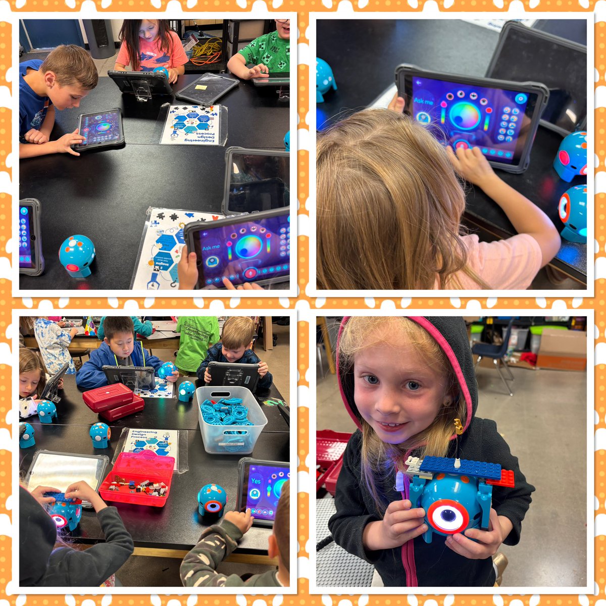 jaimehansendvu1's tweet image. #Kindergarten came into the Makerspace today! I love seeing these curious explorers begin and refine their basics of coding using @WonderWorkshop robots. Big sparks from little learners! #STEM #CodingInKinder #MakerspaceMagic