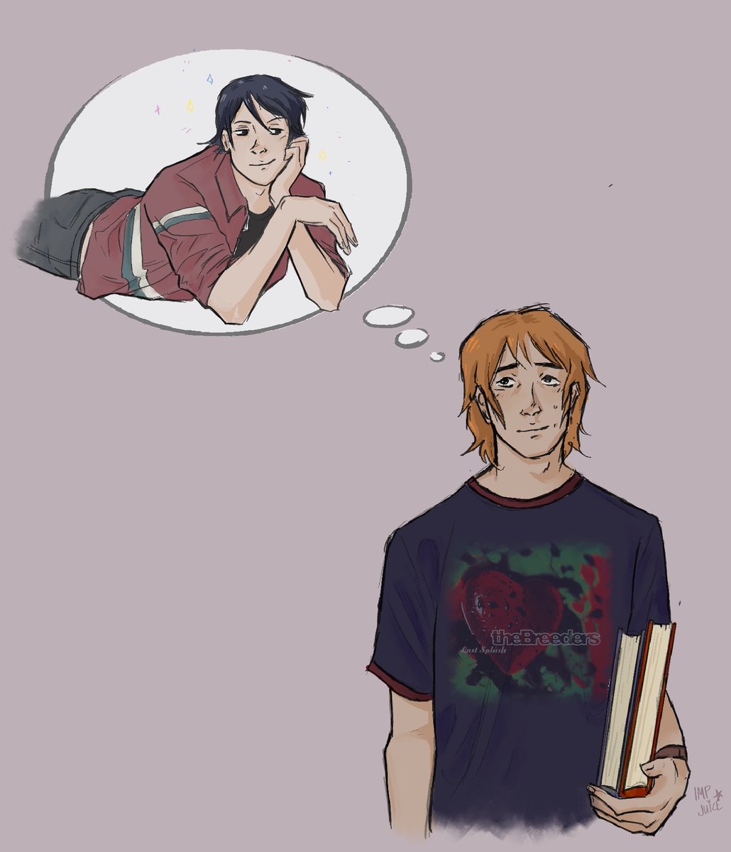 impjuicearts's tweet photo. he grabbed the wrong textbooks #Scottpilgrim #spvstw #spvtw #ScottPilgrimTakesOff #scottpilgrimvstheworld #scollace #spto https://t.co/tLL8zEUks1