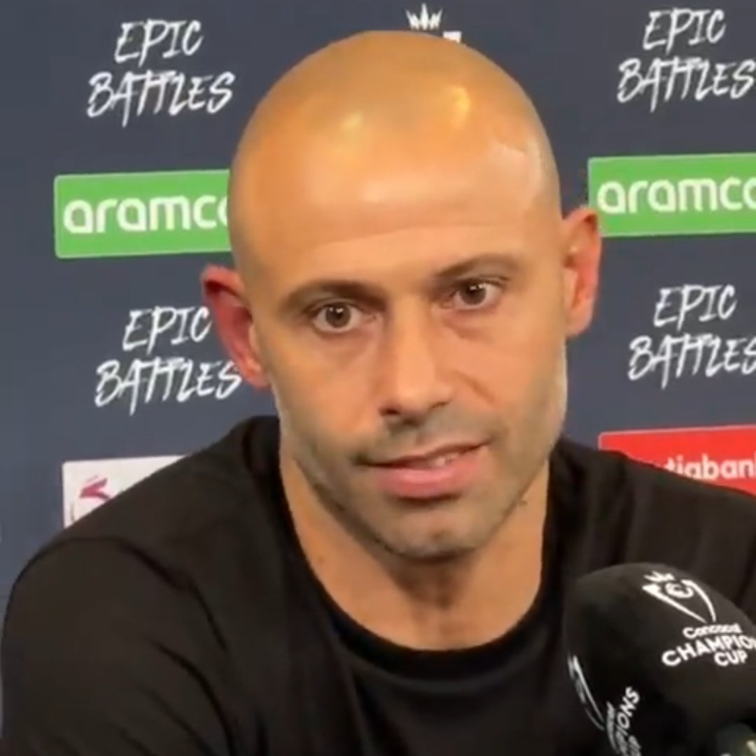 MessiLeoBrasil_'s tweet photo. "Lembro do momento que o Los Angeles abriu o placar e o Messi fez o sinal para a equipe manter a calma. Isso é ser um capitão de verdade, por isso ele é o melhor."

- Mascherano em entrevista pós jogo. https://t.co/PXyrUBV6lE