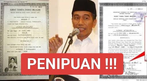 10 TAHUN MENJABAT.
JOKOWI MENANDATANGANI RATUSAN IZIN EKSPOR/IMPOR,IZIN TAMBANG,
UTANG LUAR NEGERI,
PENGGUNAAN APBN UNTUK PROYEK SILUMAN,
DAN MELANTIK PARA PEJABAT JAHAT.
JIKA IJAZAHNYA TERBUKTI PALSU,SEMUA JADI ILEGAL DAN NYAWANYA PUN TAK CUKUP UNTUK MENEBUS DOSA DOSANYA.😬😬😬