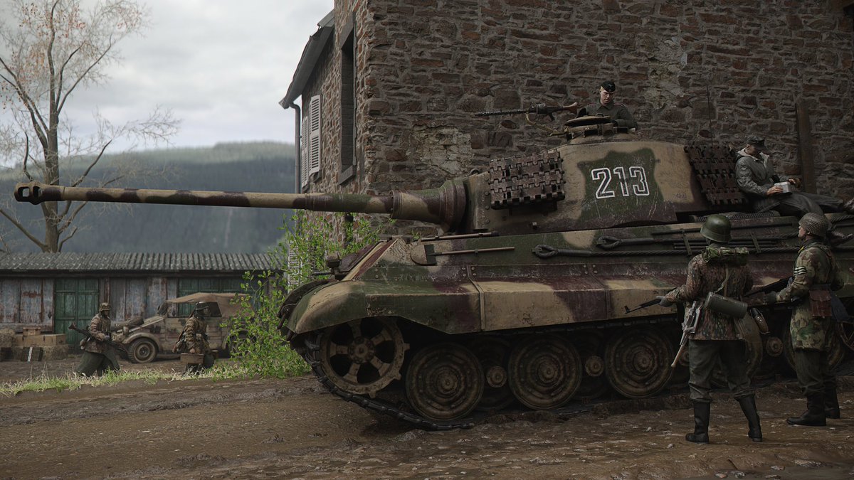 SS-Oberscharführer Helmut Dollinger's Tiger 213 in La Gleize, December 20th 1944

Gmod and Photoshop