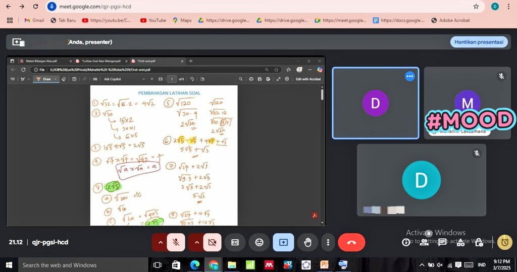 TutorMath__'s tweet photo. 10) Materi Bentuk Akar #kelas9 

#7/3/25 #latepost https://t.co/GyYbqfcZam