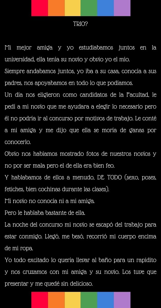 Liamsx5's tweet photo. RELATO 58: TRIO?🙈🍆🍑

SUSCRIBETE!!! Mándanos tu relato al DM para más contenido... 🔥🔥🔥
#MORBO #GAY #relatoseróticos #relatoseróticosgay #HISTORIA #LGBTQ https://t.co/vUuClsgUtC