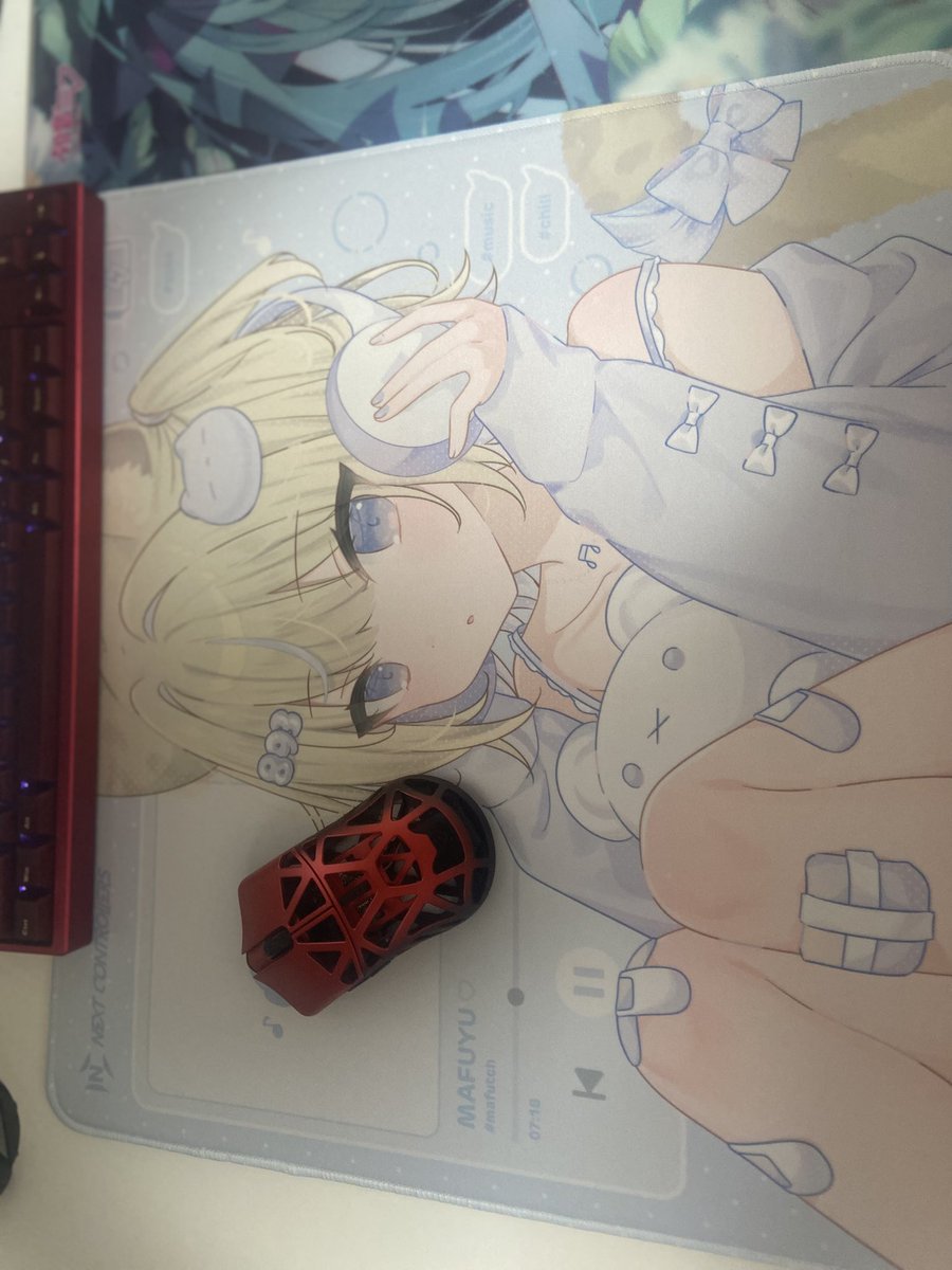 マウスパッド届いたかわいいいい !!
 #mafutch