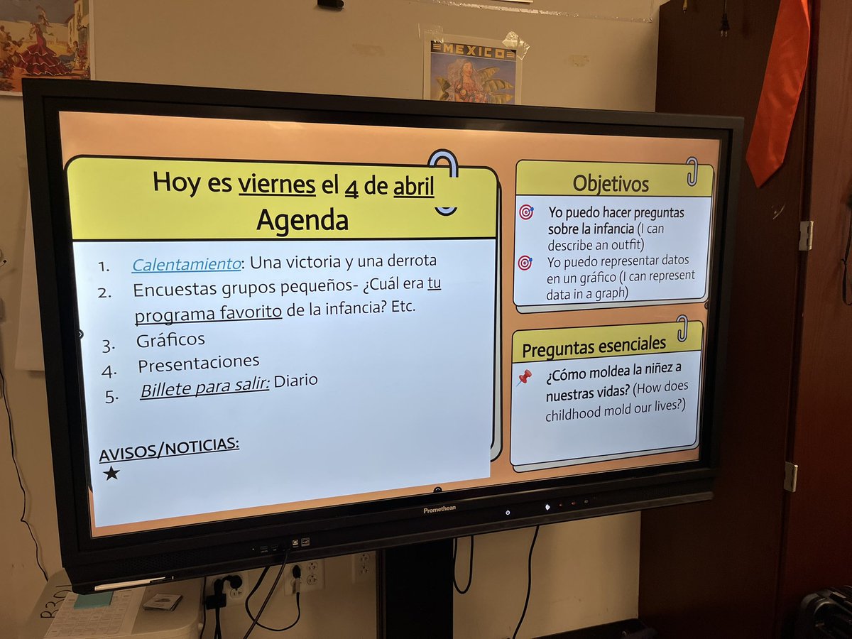 senoritapacheco's tweet photo. Mr. Leonard and Ms. Surabian led a fantastic interdisciplinary lesson where students asked each other survey questions in Spanish about their favorite childhood activities, and then they represented the data in graphs! Way to go problem solving global tigers! @JHarrisonTHS https://t.co/OUXC7XJwGw