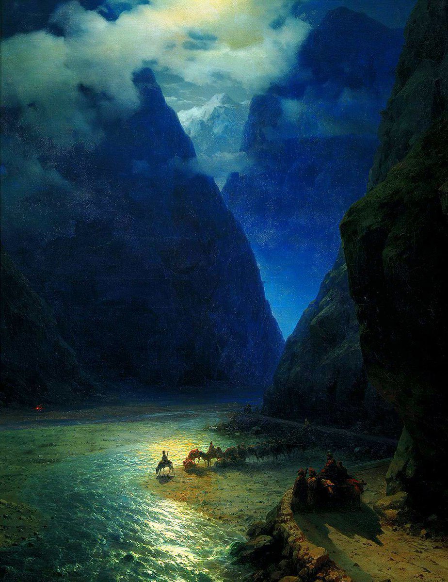 Daryal Gorge (1862), by Ivan Aivazovsky