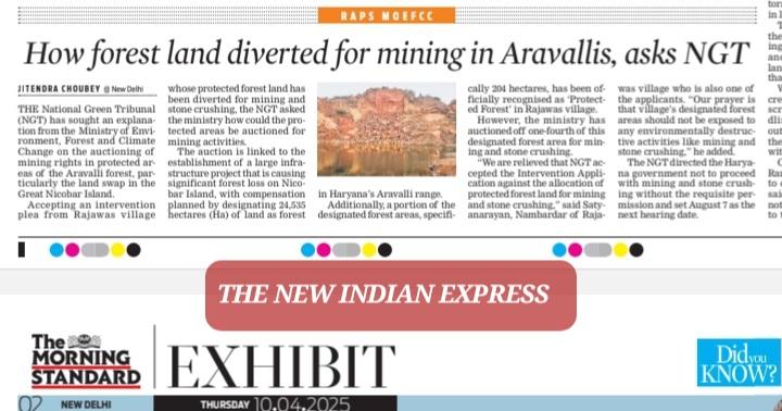 journojitendra's tweet photo. A part of the protected #forest was diverted for #mining and stone crushing in #Aravalli's Rajawas village. Interestingly, this land was swapped with the #Nicobar Island project and declared as protected forest land, and now it is diverted for non-environmental purposes. https://t.co/rfBHnp9WZH