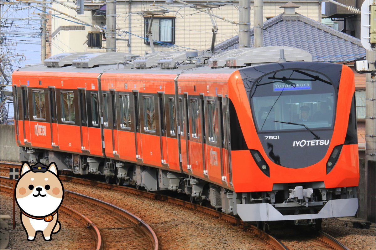 iyotetsu2017's tweet photo. テツです。 
おはようございます🔆
６７年ぶりの新型車両７０００系🚃
かっこいいなあ～！✨ https://t.co/hVMEHTreaB