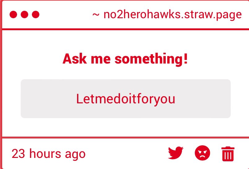 hawkstwt's tweet image. 1. What the hell, sure 
2. What the hell, sure 
3. What the hell, sure
4. What the hell, sure