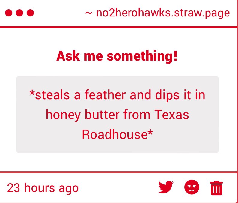 hawkstwt's tweet image. 1. What the hell, sure 
2. What the hell, sure 
3. What the hell, sure
4. What the hell, sure