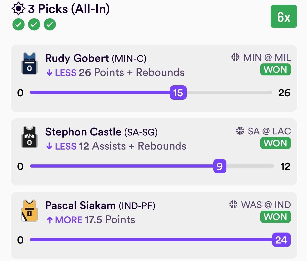 PopsPickss's tweet photo. 🥱At this point it’s too easy!🥱

Bring us WNBA, we’ve been cashing out crazy in our discord. Join up and you’ll see day 1 guaranteed!🤑💸

#PrizePicks #Fliff #prizepicksplays #prizepicks1000x #parlays #sportsbetting #dabble https://t.co/vunXOQeTr5