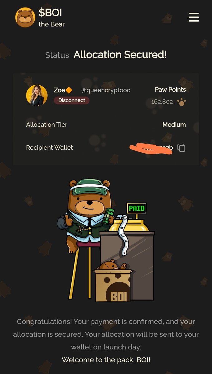 zoetoshi's tweet photo. omg I can't express my happiness!

-i have got allocation in one of the most hyped launch on @avax @Boithebear $BOI
-over 100K people applied and i made among them
-if you are not able to secure allocation, its not the end , join post launch.

we are going to the moon with $BOI https://t.co/ssj2UjHSOg