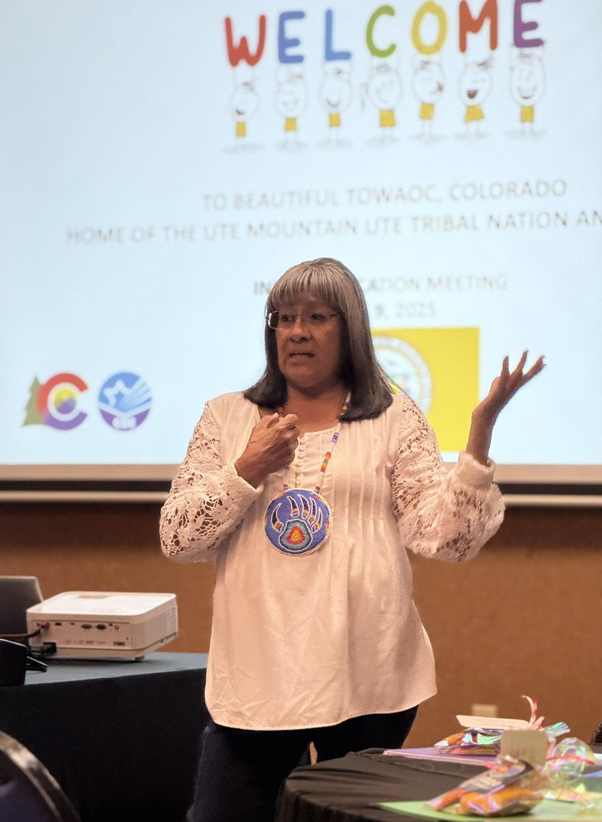 We do love Colorado Public Schools. Most of our Native American Coordinators of Colorado attended today’s State-wide Collaborative. #NativePride #Colorado #NativeAmericanEducation #Ute