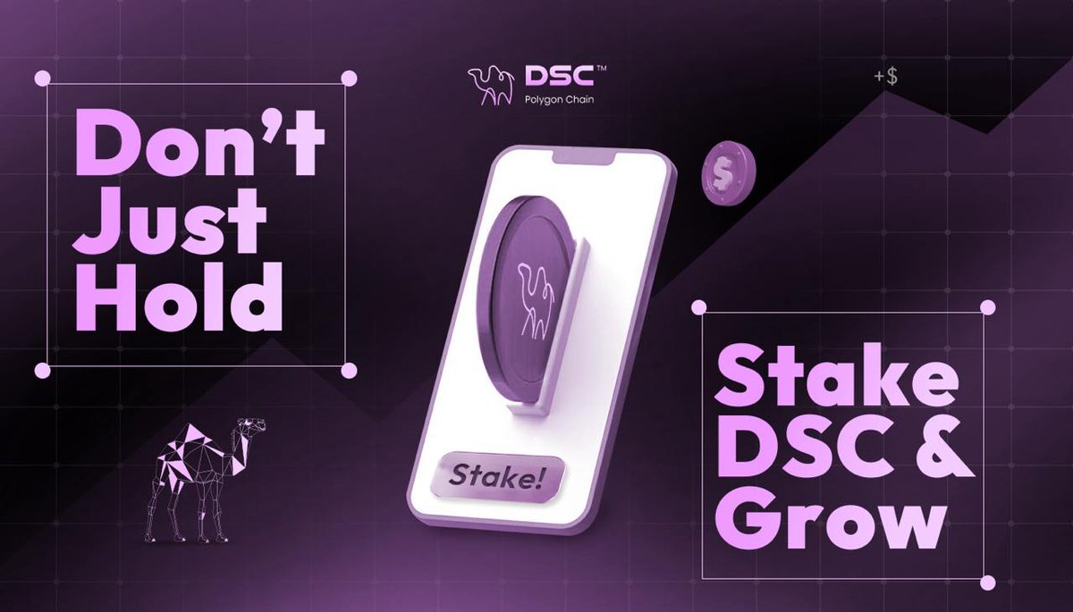 🚀 Don’t Just HODL – Stake &amp; Multiply Your DSC! 💰

Why let your tokens sit idle?
✅ Earn passive income
✅ Flexible &amp; secure staking
✅ Support the DSC ecosystem

📢 Stake today and grow your DSC every day!

#StakeDSC #HODLAndEarn #PassiveIncome #DeFi #CryptoRewards #Web3 #DSC