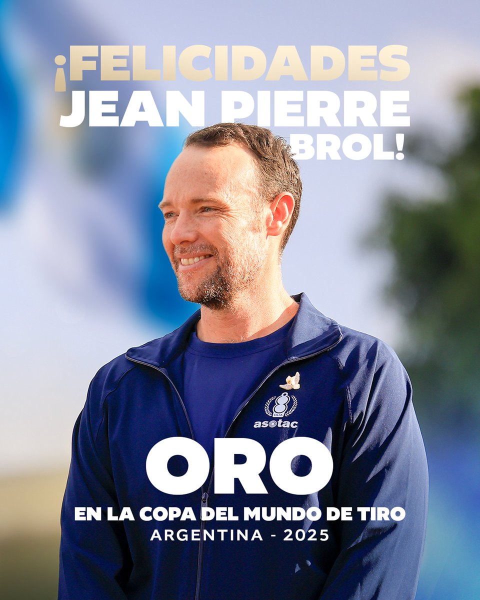¡Guatemala vuelve a brillar!

Gracias, Jean Pierre, por llevarnos a lo más alto y demostrar que el amor por Guatemala vale oro. 🥇
Has demostrado que con determinación, ningún objetivo está fuera de alcance.