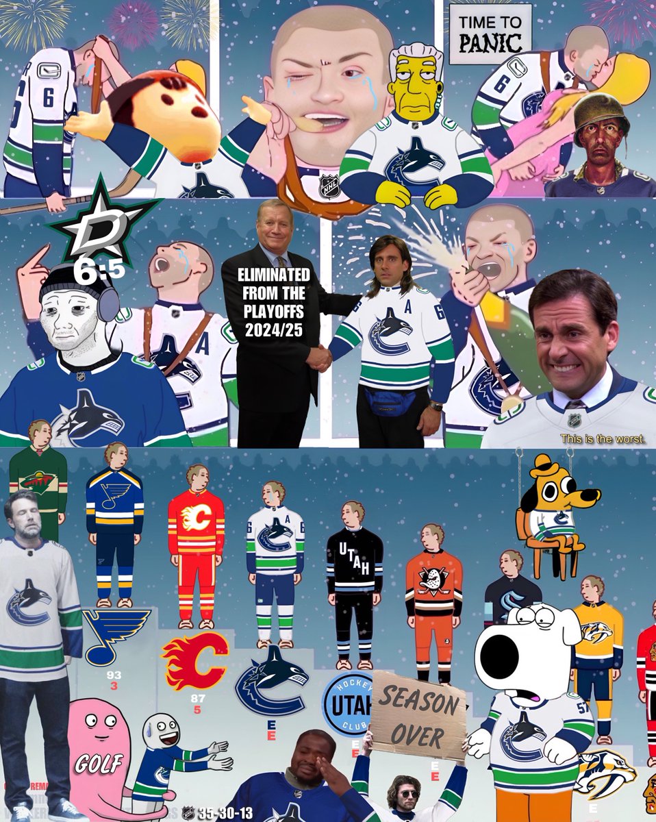 tommykippes2's tweet photo. canucks eliminated from playoff contention 💔 https://t.co/fcGAi4V3i0
