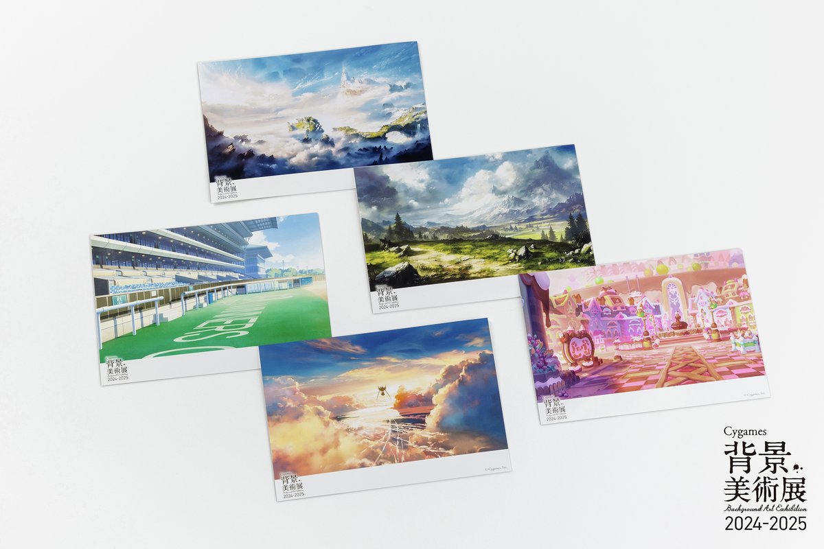 【📢#Cygames背景美術展 お知らせ】
5月2日（金）からの東京開催に先駆けて、公式ブロマイド第六弾の販売を開始しました✨

6月30日（月）までの期間限定販売ですので、どうぞお早めにお求めください💨

詳細👉exhibition-cygames.jp/bromide/
#エンタメプリント