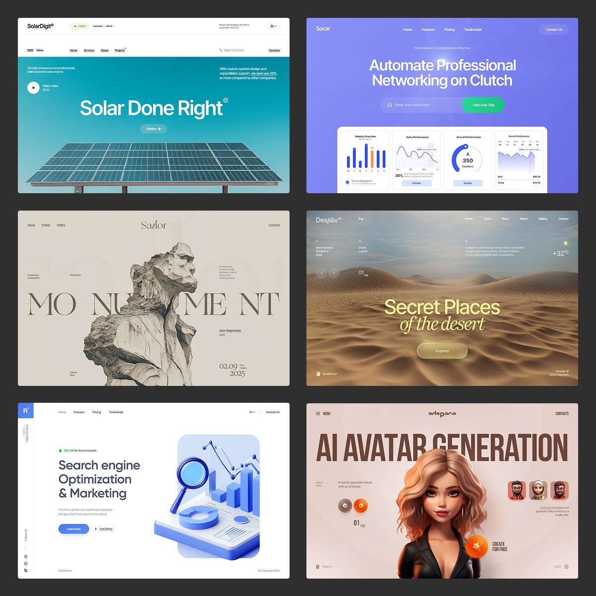 speytdesign's tweet image. ⚠️+6 FREE hero designs for you in @figma !
To get it, you need only
1️⃣ Follow me
2️⃣ Leave Comment
3️⃣ Retweet
After I'll send it to your DM 🤙