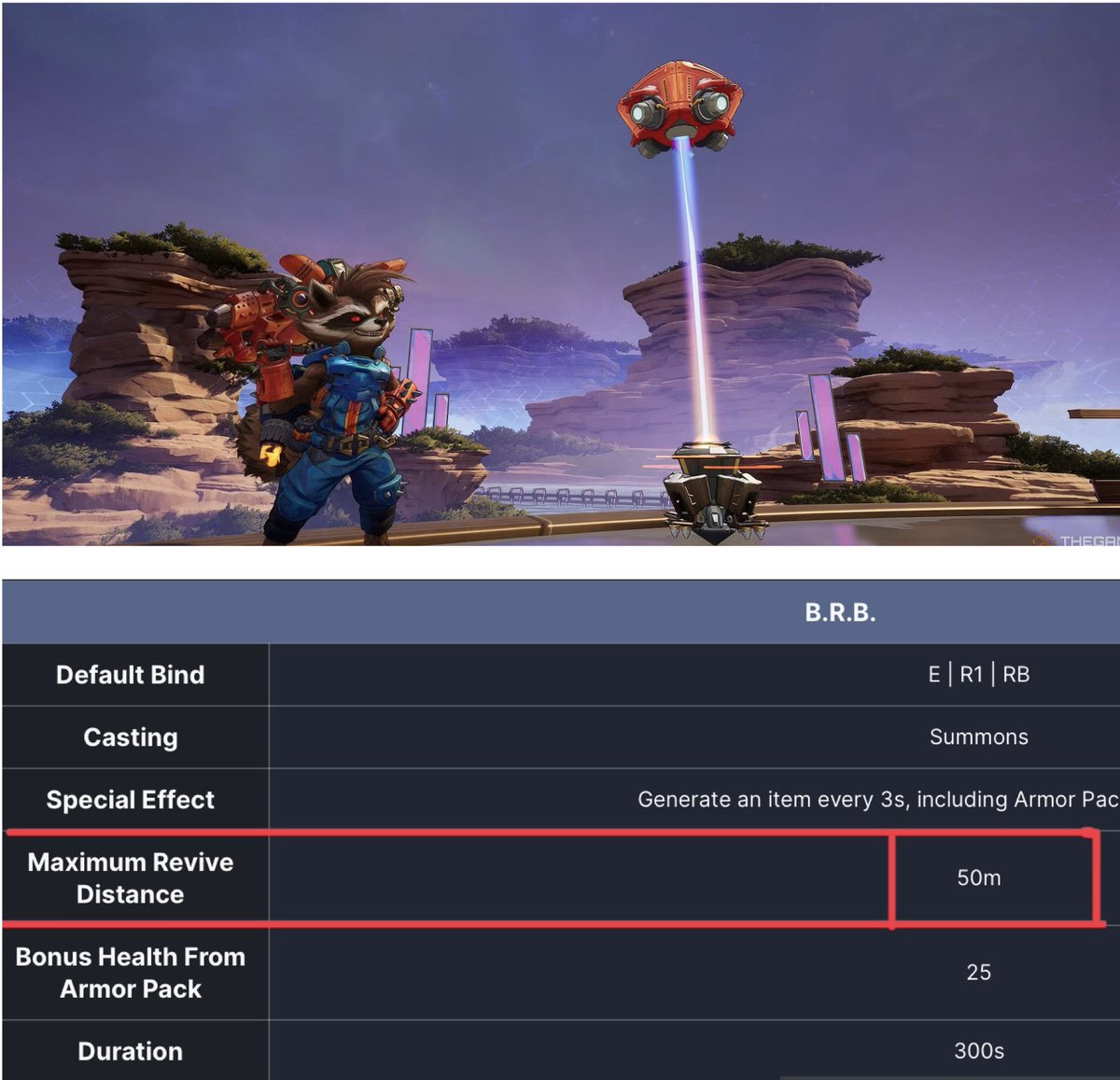 DropCatchGamers's tweet photo. Wait… Rocket’s B.R.B. has a 50m revive limit? I thought I could revive anyone, no matter how far away they were, no wonder it didn’t always work 😂🤷‍♂️😂 #MarvelRivals https://t.co/nnMTOEkIbi