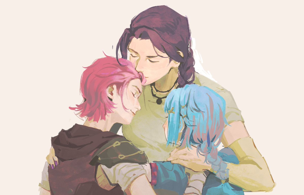 marinhush's tweet photo. If only you had been raised by mom
 #arcane #Vi #Jinx https://t.co/Y0w1K92f2q