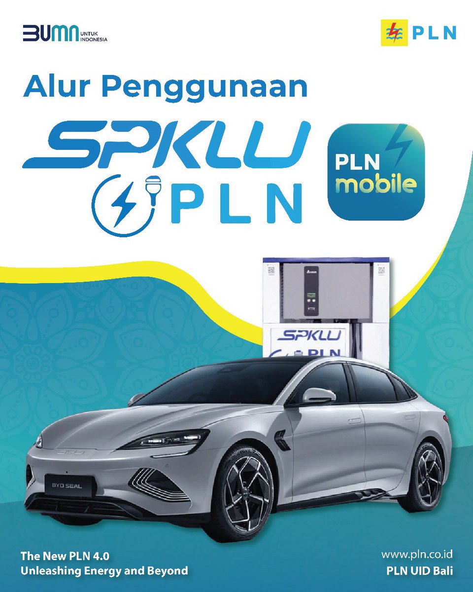 achiecharming's tweet image. Hai, Semeton Electrizen
Mau beli mobil listrik tapi masih bingung untuk isi ulang daya kalau sedang di luar rumah? 
Ini nih alur isi ulang daya listrik mobil listrik di SPKLU PLN pakai PLN Mobile. Ternyata semudah itu ya. 
Udah ga ragu lagi kan? Yuk, beralih. 
#PLNUIDBali #PLN