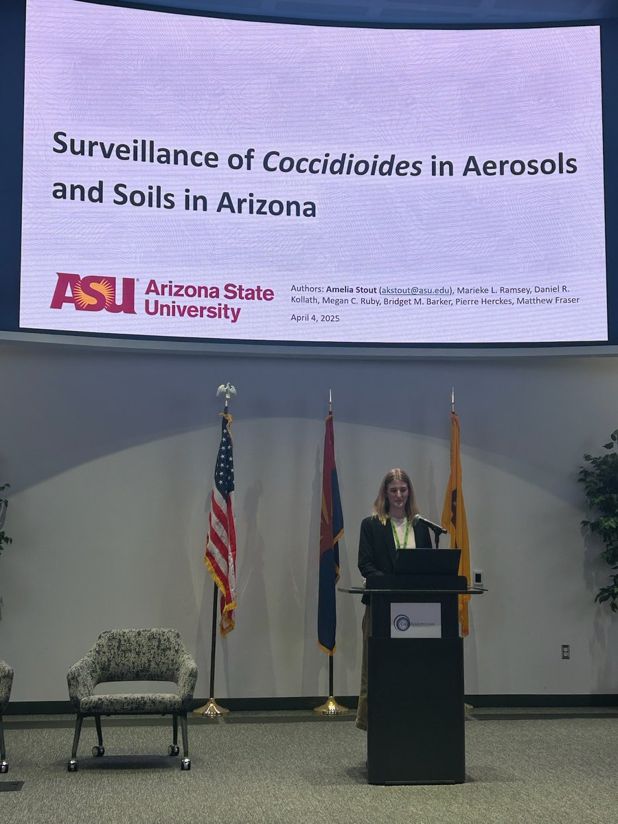 Amelia presented our work on aerosols and Valley Fever, a collaboration with <a href="/DrValleyFever/">Dr. B, PhD</a> at the 69th annual Coccidioidomycosis Study Group