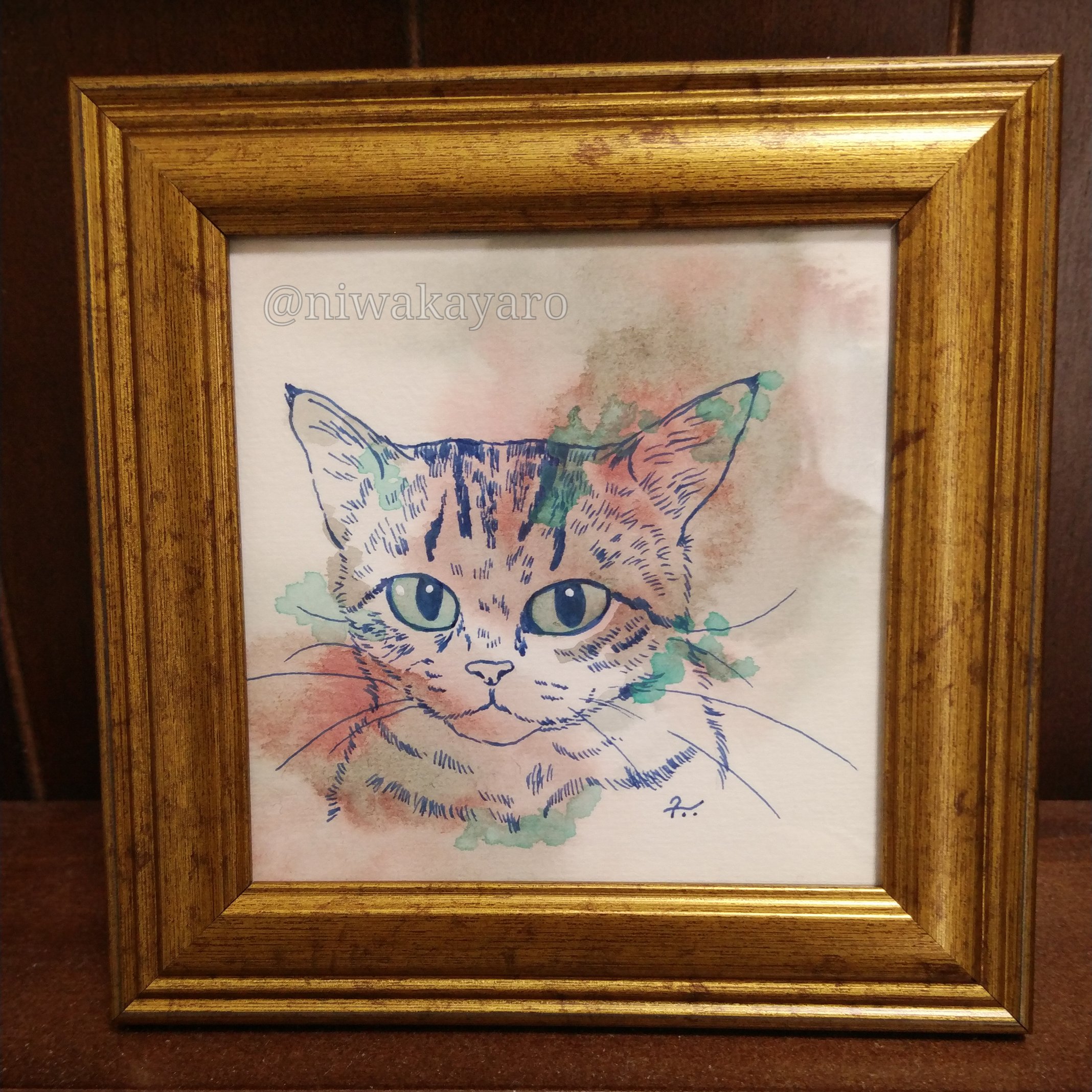 ニッチアート猫装飾画 新しい到着 ニッチアート猫装飾画6 絵画 - 絵画