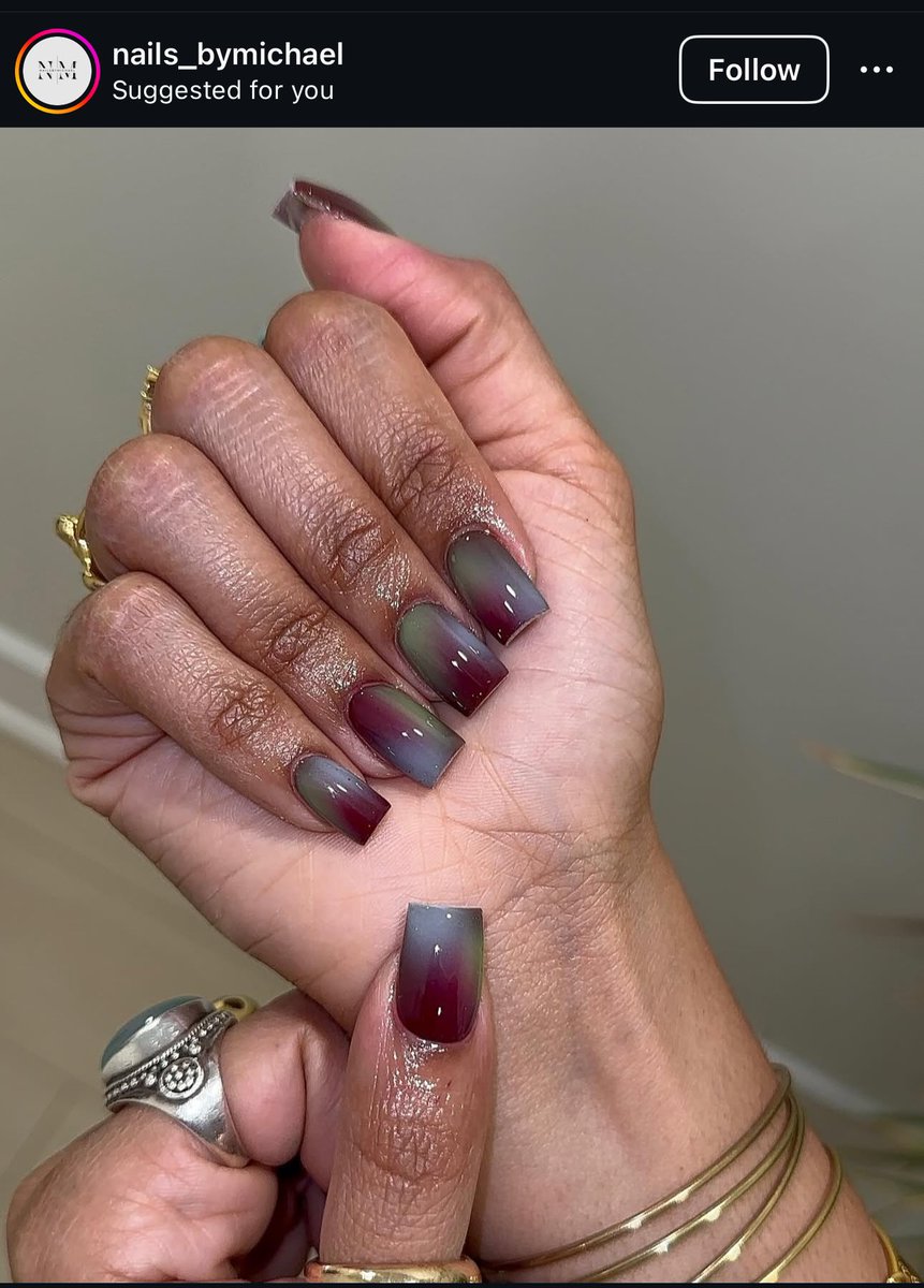 NunnieTheG's tweet photo. Omg she got down on these nails I never seen nobody do this color 😩😮‍💨😍 https://t.co/xMYCC6iqPI