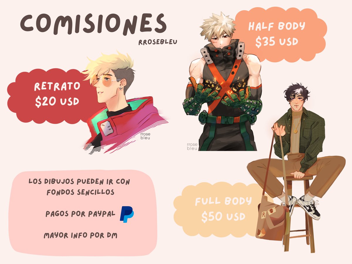 🍊
        COMISIONES 🗣️

puedes enviarme DM, que no te de penita (a mi igual me da penita)

me pueden ayudar con like y rt, los tkm 🫂

#Commission