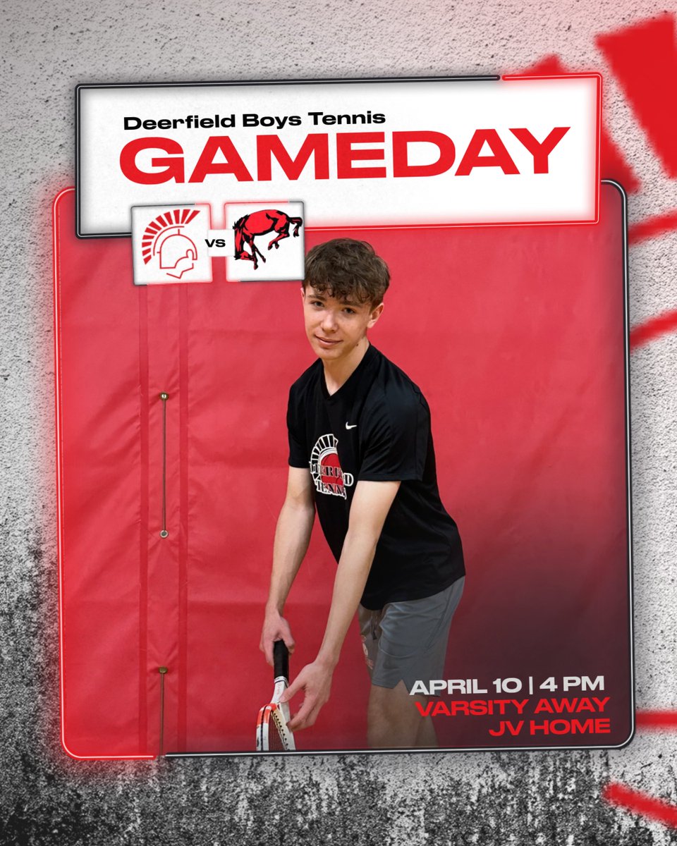 DWarriorTennis's tweet photo. The boys look to keep it rolling when they take on the Broncos from Barrington. π΄β«οΈ
#DWarrior #4D #lotsOfRed
@DHS__Athletics https://t.co/7sTKOcai1T