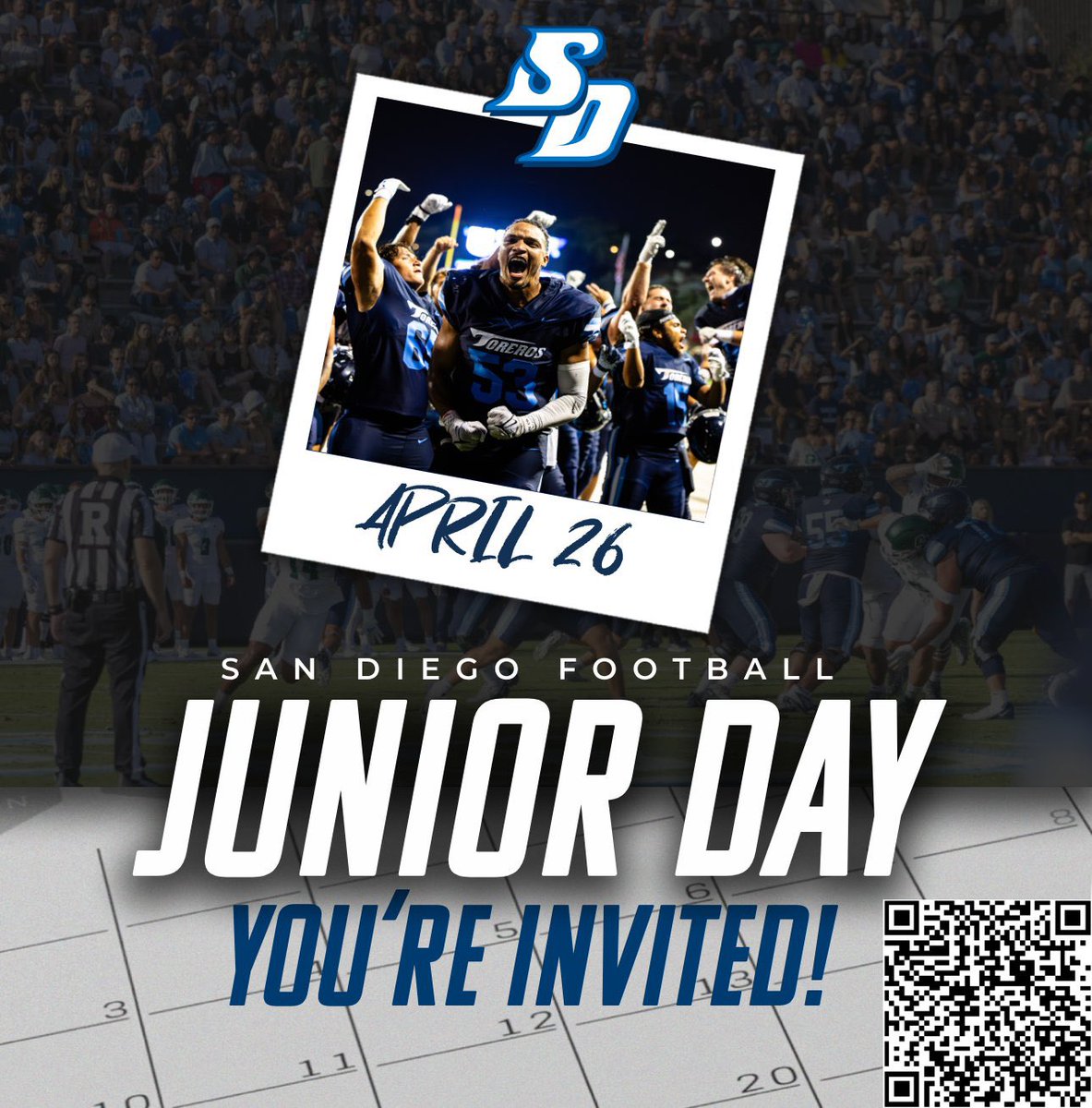 Thank you <a href="/CoachRocket73/">Noah Reilly</a> and <a href="/USDFootball/">San Diego Football</a> for the Junior Day invite. Excited to see what the home team is doing. #AG2G