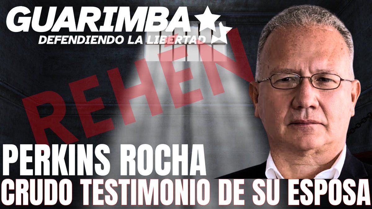 PERKINS ROCHA - 223 días secuestrado e incomunicado en el Helicoide. Sin saber de su estado de salud, sin saber nada. Su esposa Maria Costanza Cipriani nos cuenta el crudo día a día que vive mientras Perkins sigue siendo rehén del régimen. <a href="/MaCostanzaCR/">Buscando Ciudadanos</a> #legionguarimba