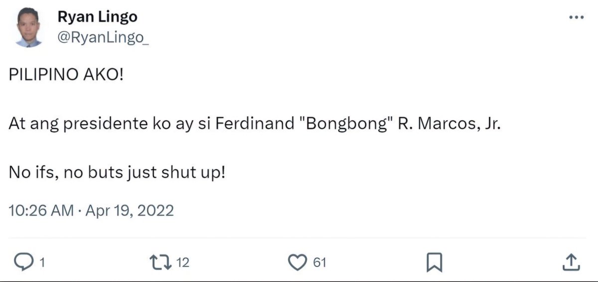 Sino pala uli binoto mo? 🖕😂🤣😂
