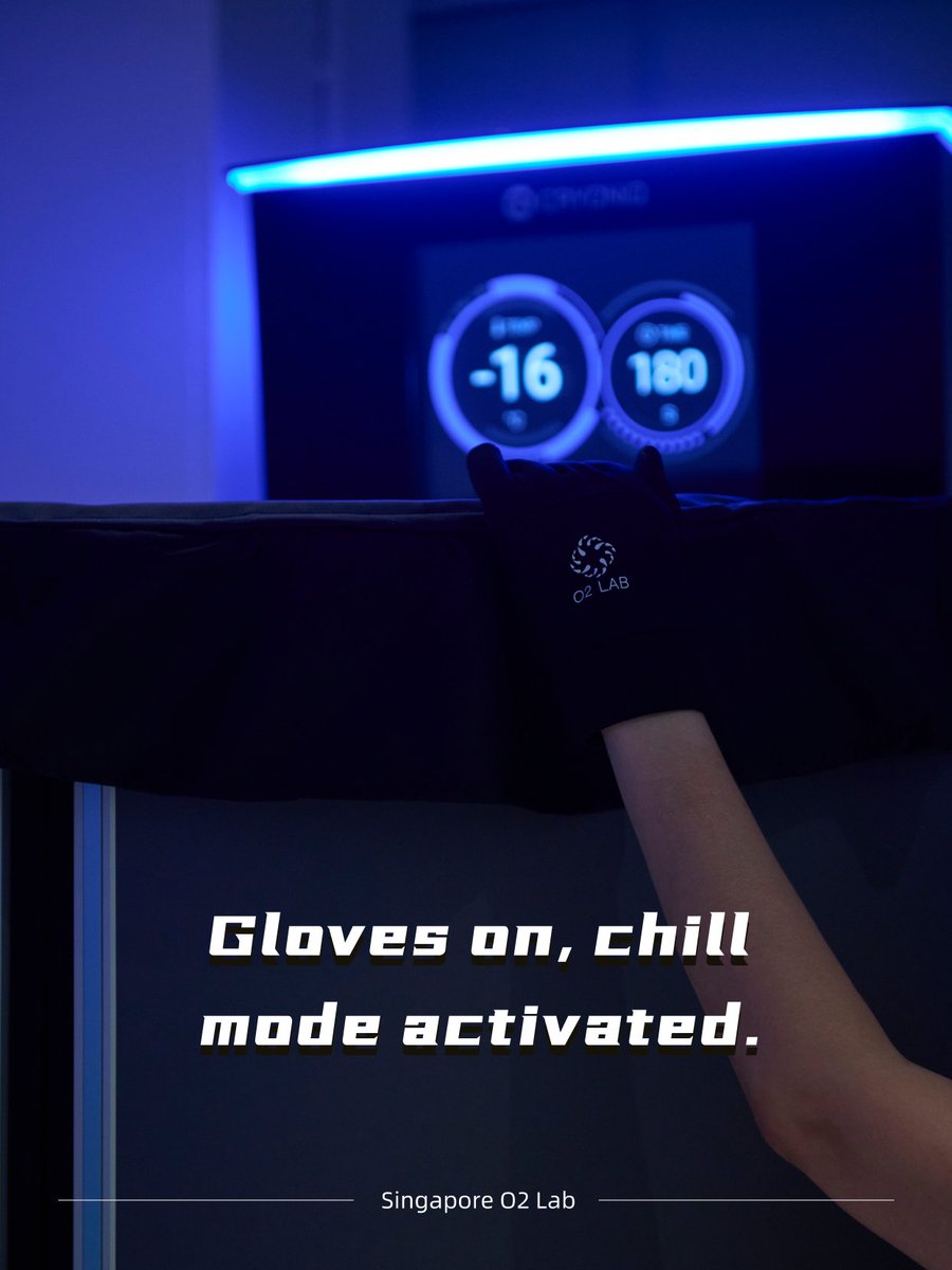 o2labco's tweet image. Tried cryotherapy at #O2Lab for the first time 🧊
Started at -128°F and came out feeling like I hit reset on my whole body.
Refresh, and serious chill — every second was worth it.

#Cryotherapy #HBOT #singapore #PainRelief #HealthyLifestyle #WellnessJourney #Wellness #Relaxation
