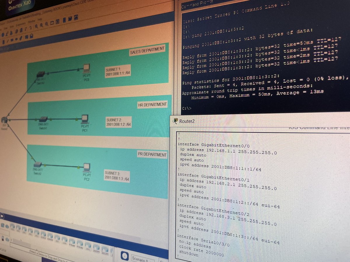 Static unicast address configuration: 

1) Writing the full 128-bit address

2) Writing only the first 64 bits (subnet prefix) and generating the remaining 64 bits (interface ID) using eui-64 rules.

#ccna #NetworkEngineering #ipv6 #LabEveryday