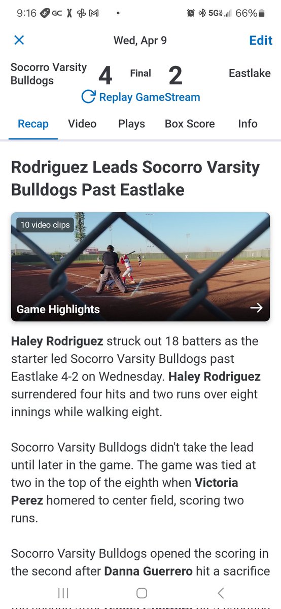 Bulldog Softball #BE IN THE MOMENT (@ladybulldogsb) on Twitter photo Whew! Third nail-biter in a row. So proud of these ladies going 9 innings to get the win versus Eastlake! You go girls!!! Highlights below. <a href="/Socorro_HS1/">Ignacio Estorga, Ed.D</a> <a href="/RLara01_SHS/">R. Lara</a> <a href="/Coach_E_Cano/">Coach Edward Cano</a> <a href="/Fchavezeptimes/">Felix Chavez</a> Whew! Third nail-biter in a row. So proud of these ladies going 9 innings to get the win versus Eastlake! You go girls!!! Highlights below. <a href="/Socorro_HS1/">Ignacio Estorga, Ed.D</a> <a href="/RLara01_SHS/">R. Lara</a> <a href="/Coach_E_Cano/">Coach Edward Cano</a> <a href="/Fchavezeptimes/">Felix Chavez</a>
