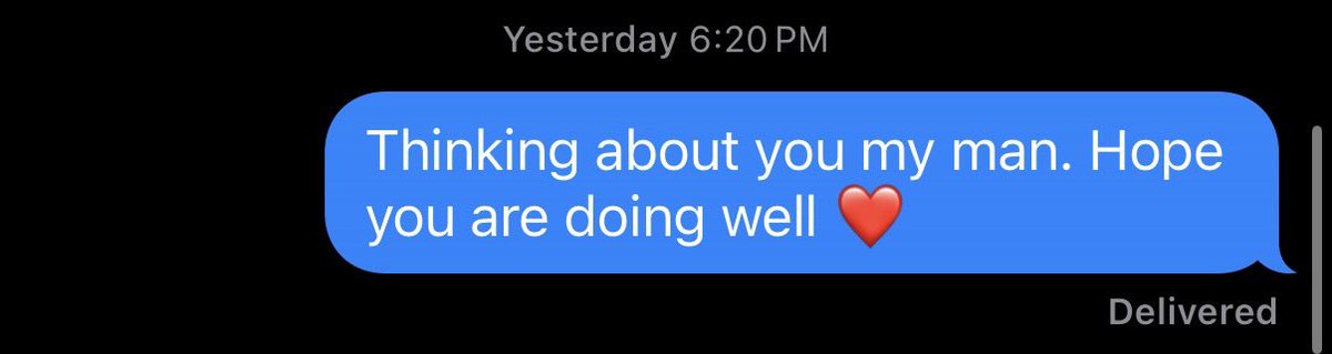 Tell your friends you love them. You never know when it will it will be your last 💔