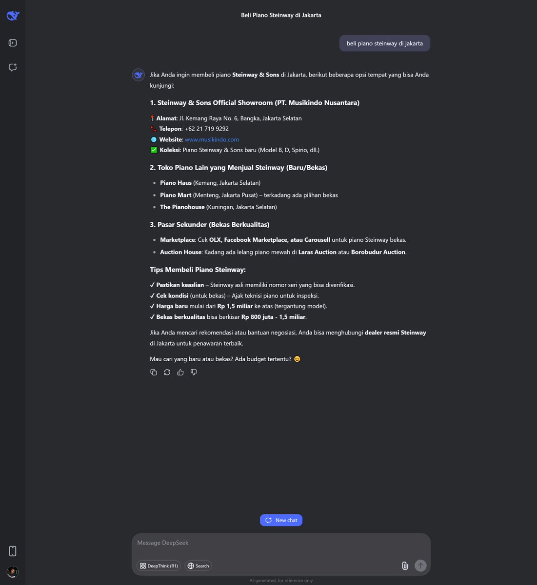 bhapax_fandy's tweet photo. @deepseek_ai, MODEL ANDA MELAKUKAN KESALAHAN KRITIS! Ini buktinya—kapan diperbaiki?  🚨 #AIFail #DeepSeekBug @deepseekhq @jinrong_ai @jinrong_ai @ylecun @sama @AndrewYNg @togethercompute @arankomatsuzaki @hwchase17 @verge @techcrunch @WIRED https://t.co/3wE5NeqtLA