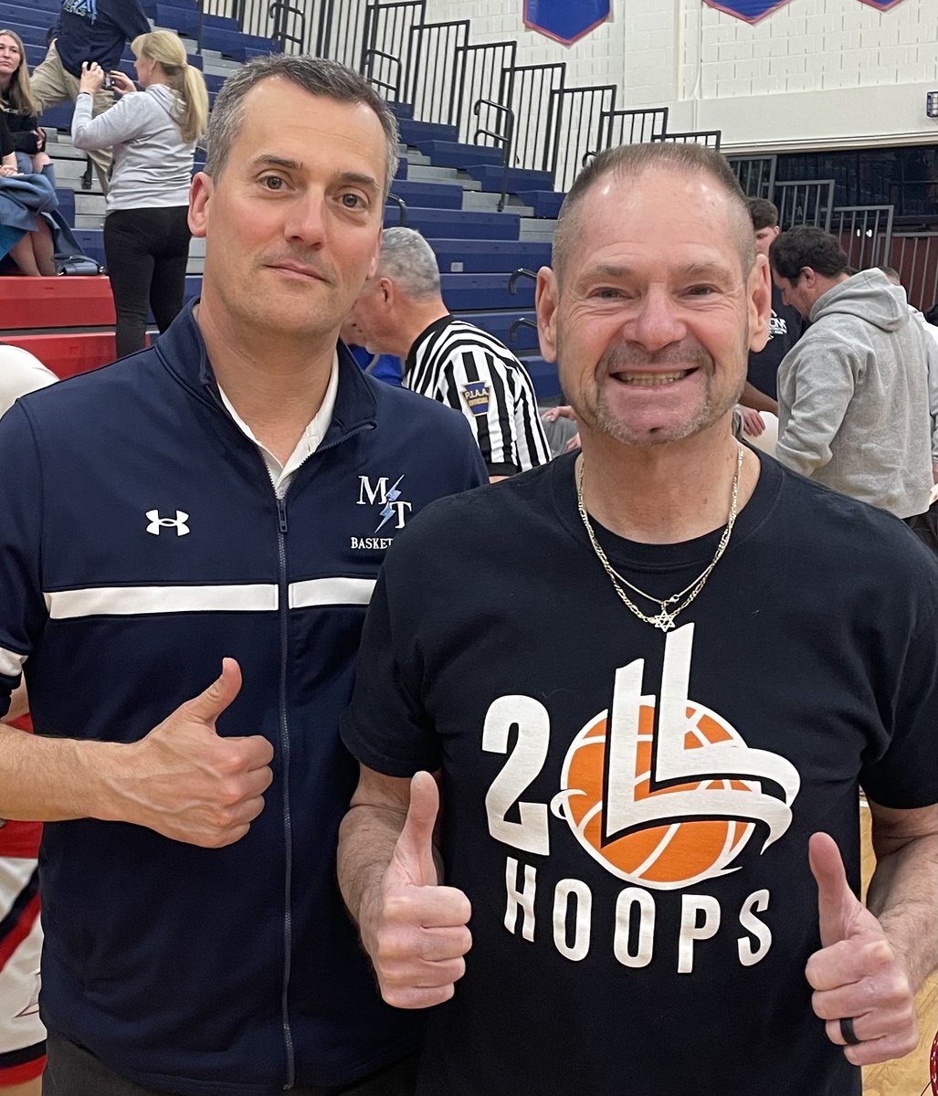 Great to be back in Lancaster County Wednesday night to announce the Lancaster-Lebanon League boys high school basketball All-Star game at Conestoga Valley High School.

W/two outstanding coaches at the game (l) Penn Manor’s Larry Bellew  &amp;
(r) Matt Johns of Manheim Township.