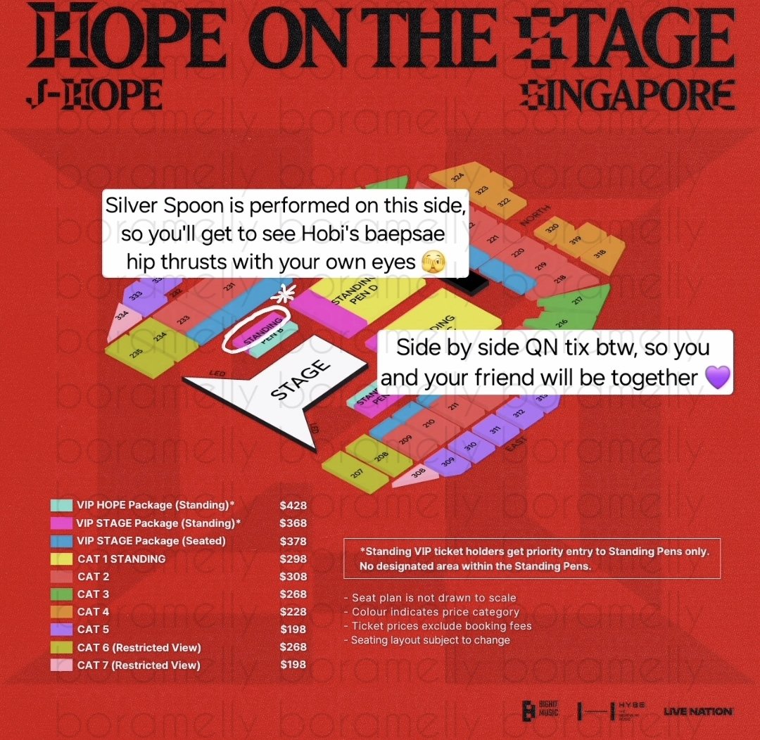 boramelly's tweet photo. WTS 
j-hope Tour - HOPE ON THE STAGE in SINGAPORE 

✅️ 2x VIP Stage Package Ticket 

Saturday, 26 April 2025
PEN B
SGD 378 / MYR 1,260 each
Can buy both or only one tix
Reason: My friend and I couldn't make it 🥺

DM me if interested #HOPE_ON_THE_STAGE_TOUR_SINGAPORE #pasarBTS https://t.co/S8hnqhC2Vd