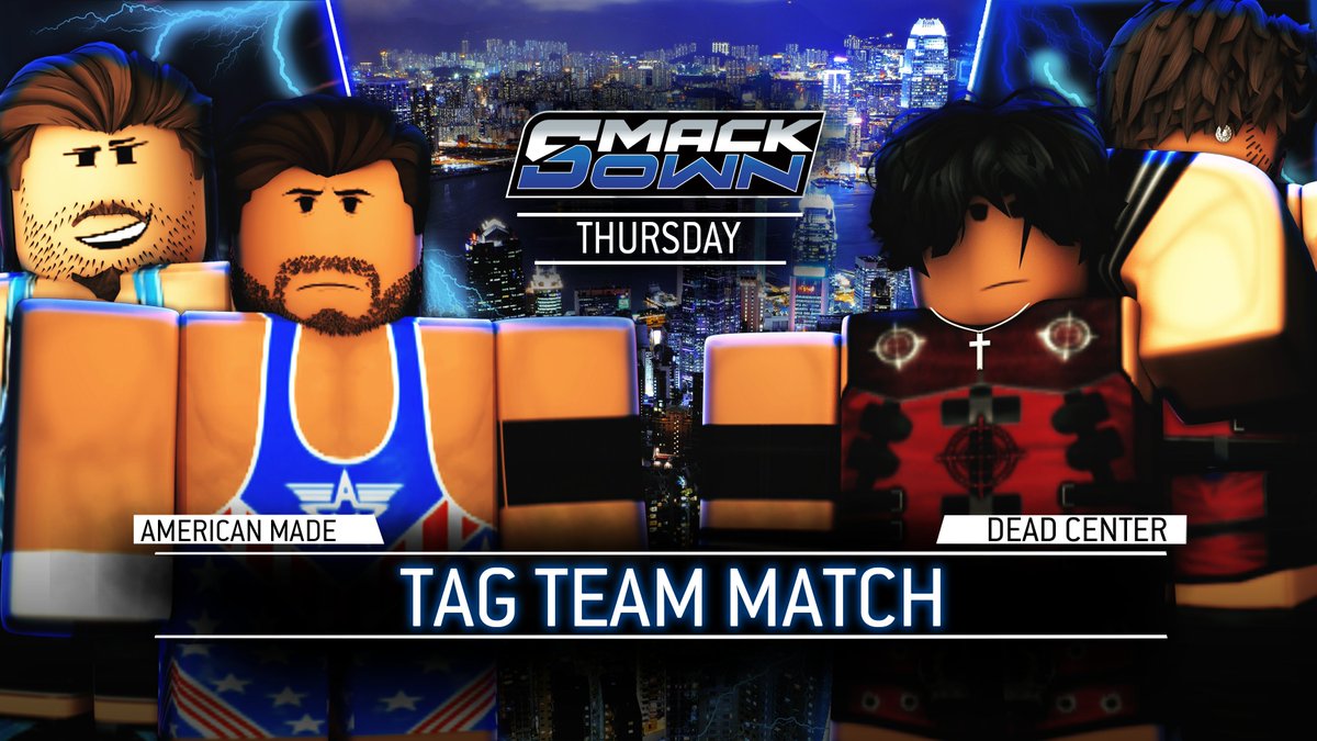 Tomorrow NIGHT on #SmackDown 

<a href="/DrBartholmew/">Dr Bartholomew</a> VS <a href="/MatthewTheoryRW/">Matthew Theory</a> VS #StretchLashley 
-
<a href="/visxkk/">v</a> goes one on one with @mhzeuu in singles action 
-
<a href="/losingfaith__/">Manjic.</a> goes against <a href="/takenotespussy/">ptz | inactive</a> 
-
#AmericanMade takes on the debuting #DeadCenter 

#WWE2K25 
#SmackDown