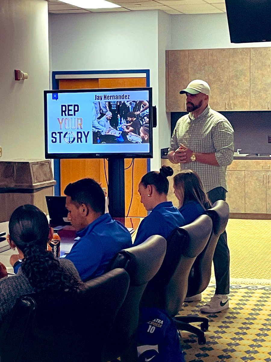 HofstraPride's tweet photo. A huge thank you to @CoachJayH for coming out to speak at our Pride Leadership Academy meeting tonight. Tremendous message delivered and our student-athletes benefited from your story!
#HofstraFamily
#RepYourWork
#PrideOfLI https://t.co/IDuRnEfxaz
