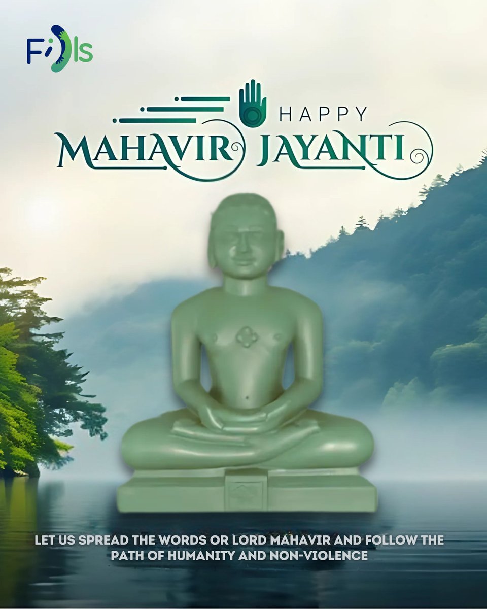 fills_in's tweet photo. 🕊️ This Mahavir Jayanti, let’s fill our lives with more than just things—let’s fill it with compassion, clarity, and conscious choices.

#MahavirJayanti #MahavirJayanti2025 #FillsIndia #SmartWellness #WellnessIndia #HealthyLivingIndia #MindfulLiving #NonViolentLife #JainFestival https://t.co/5vVITKKuwC