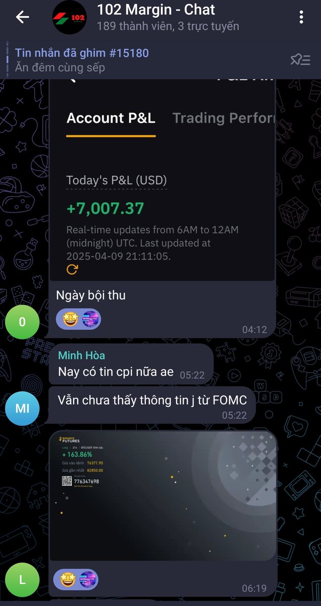 102Trading's tweet photo. 💯 102 Trading Khởi động tuần mới :
#BTC #LONG +5K Giá ✅
#UNI +60% Lev x10 ✅
#KAS +75% Lev x5 ✅
#SOL +40% Lev x10 ✅
#LINK +130% Lev x10 ✅
#PI +30% Lev x10 ✅
#PI +160% Lev x10 ✅
#HMST #SPOT +24% ✅
...
#PLAN102MARGIN🌱🌱🌱 #TRADECOIN https://t.co/PLiVqqUcC0