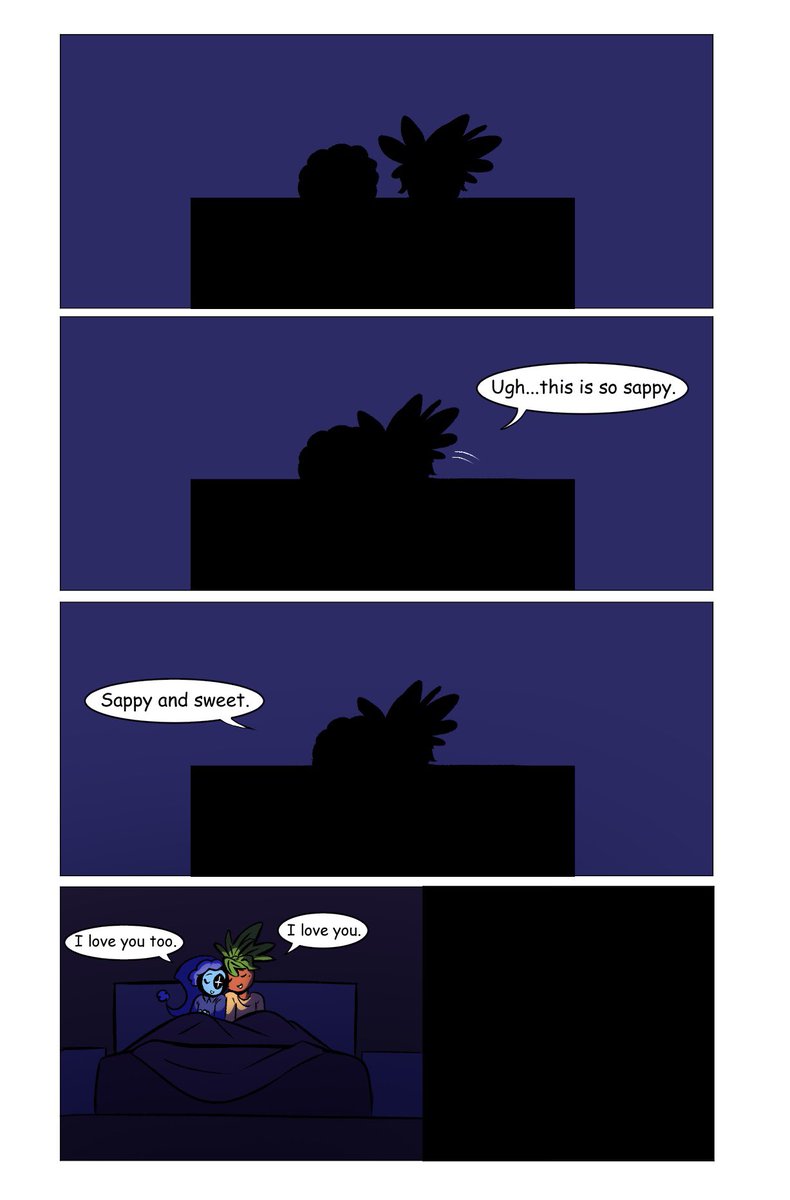 Silly Crushes Comic End. Thank you for reading! #moonberry