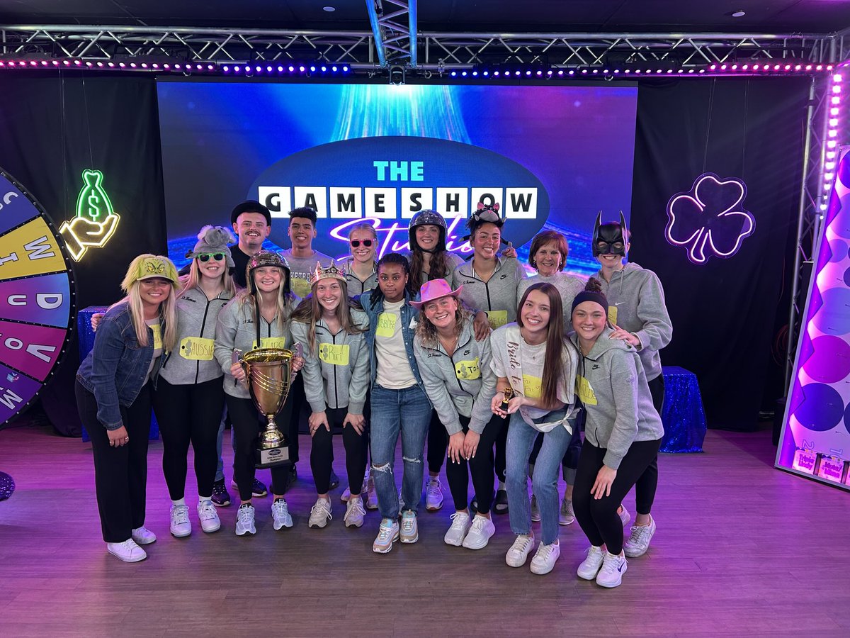 Game Show Competition! 🏆So fun spending the evening together! 🥳🎉 #dancecompetition #airguitar #shutup #theworm #the splits #oneteam