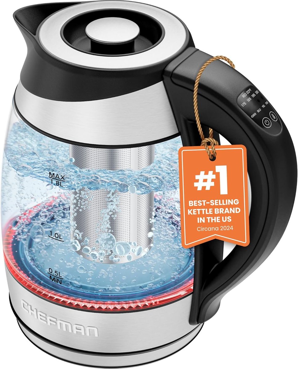 DealsHubz's tweet image. Chefman Electric Kettle with Temperature Control for $29.99

sovrn.co/8yt3oym

#Temperature #Control #Chefman